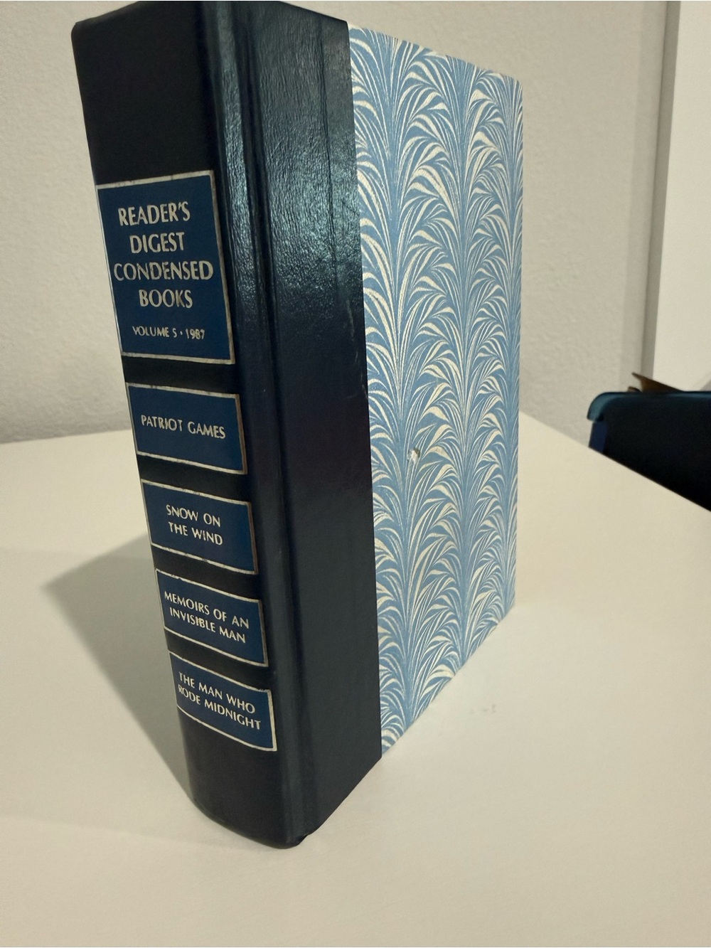 Rare reader Digest (Jack Ryan) 1987 🔥🔥Condensed Books Decorative Blue Book Box
